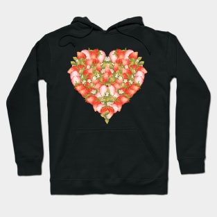 I love strawberry heart shape Hoodie